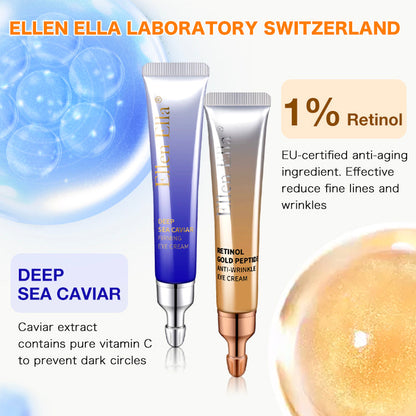 CHRISTMAS SALE- ELLEN ELLA Advanced Eye Cream-Remove Dark Circles, Eye Bags, Wrinkles-Make you 20 years younger