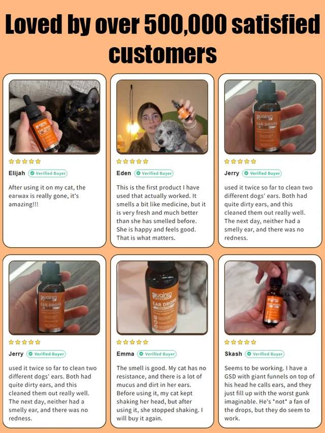 Pet Ear Cleaning Drops