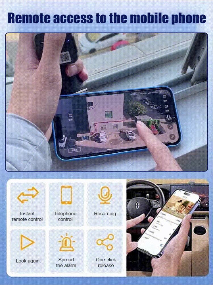 A901 360° Panoramic Wireless Home Security Camera – Full HD Remote Monitoring via Smartphone