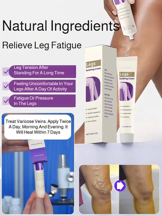 Daily Care Balm – Gentle, Soothing Leg Cream for Moisturizing & Massage with Topical Applicator