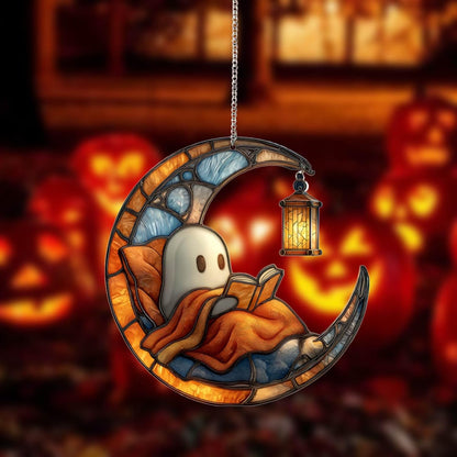 Glowy Ghost – Cute Halloween Suncatcher
