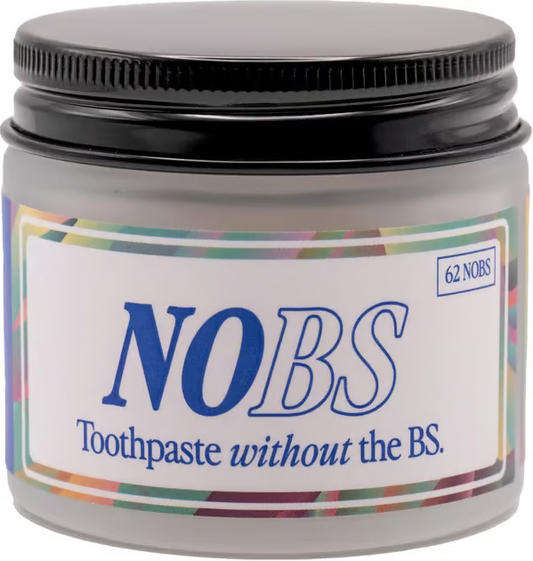 NOBS Toothpaste Tablets - Nano Hydroxyapatite, Flouride & Plastic Free, Eco & Travel Friendly