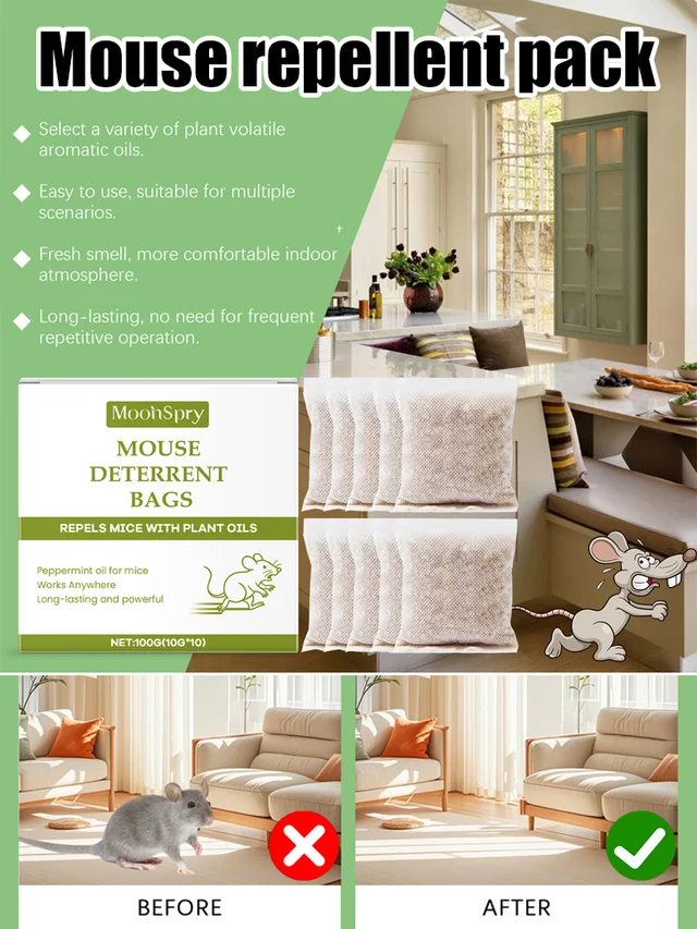 Mouse repellent pouch