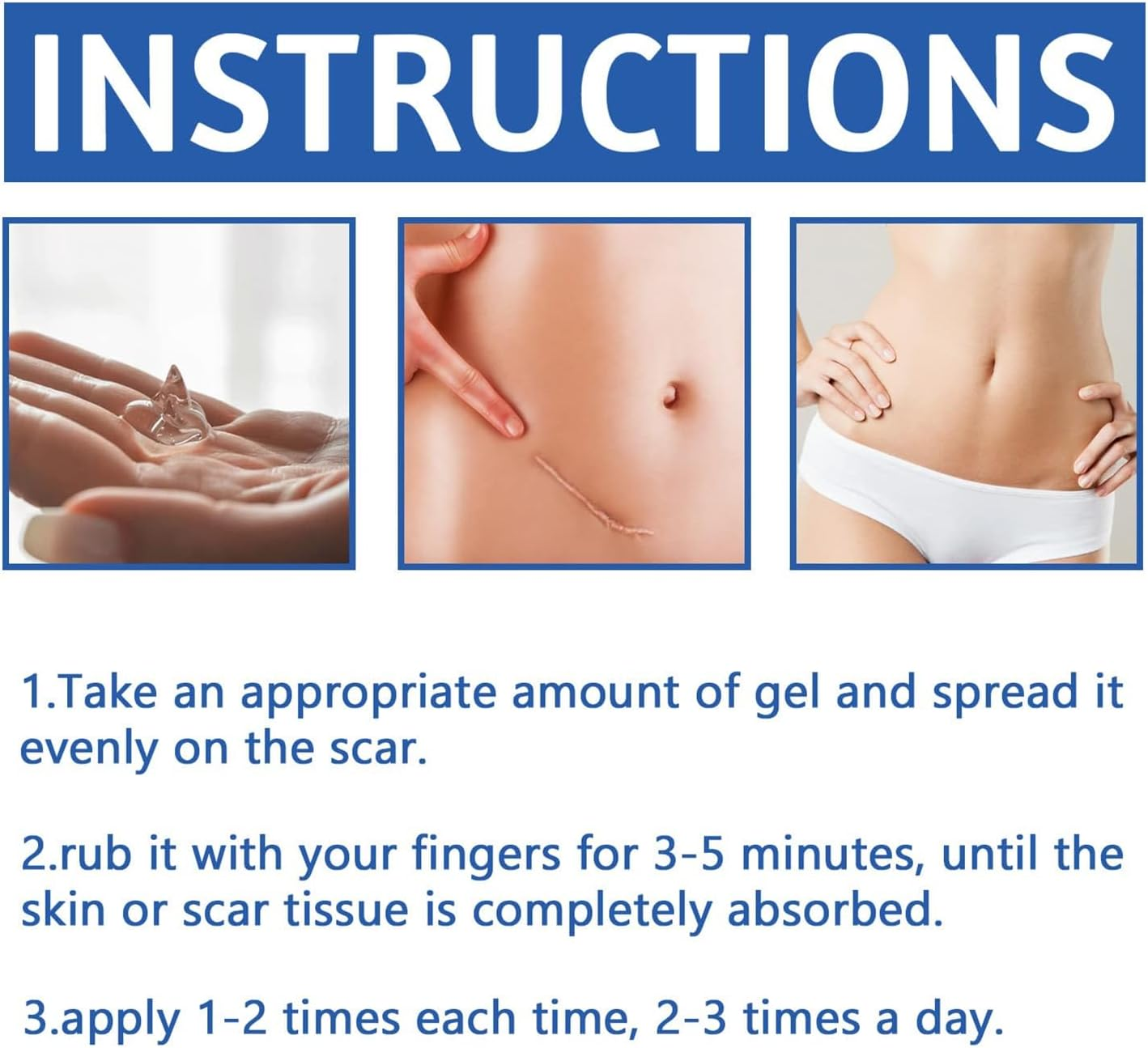 Scar Repair Cream for Men and Women, fade scars and tighten skin in one step