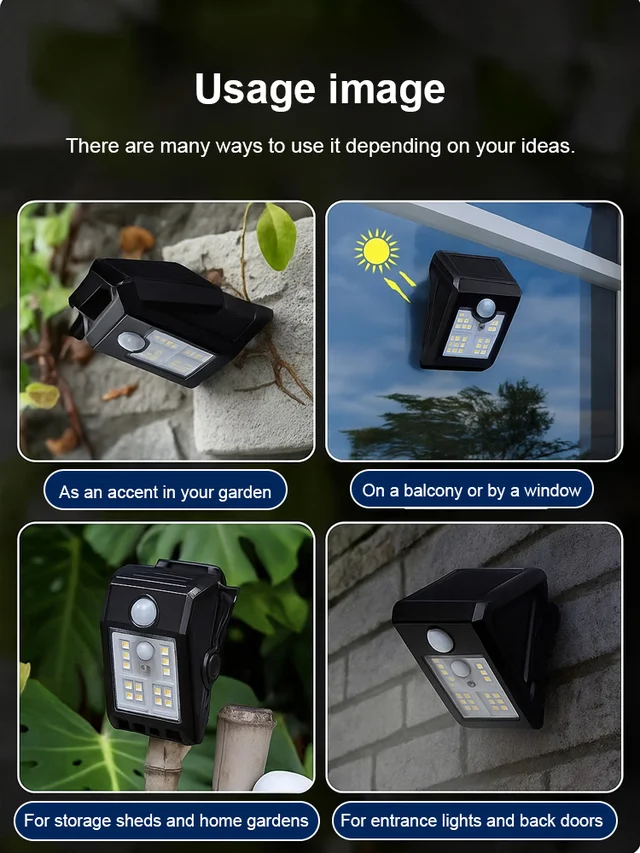 Smart sensor solar clip light