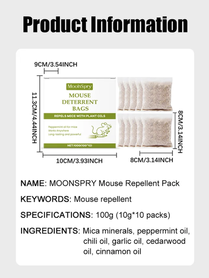 Mouse repellent pouch