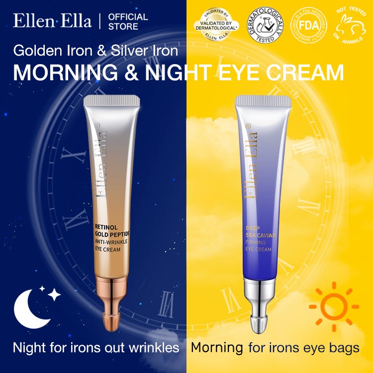 CHRISTMAS SALE- ELLEN ELLA Advanced Eye Cream-Remove Dark Circles, Eye Bags, Wrinkles-Make you 20 years younger