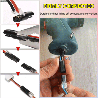 No peeling and no welding fast wiring connector